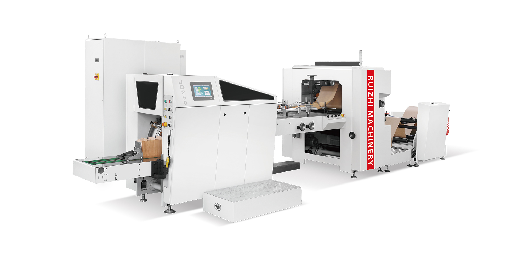 RZJD-G250J全自動高速開窗尖底紙袋機