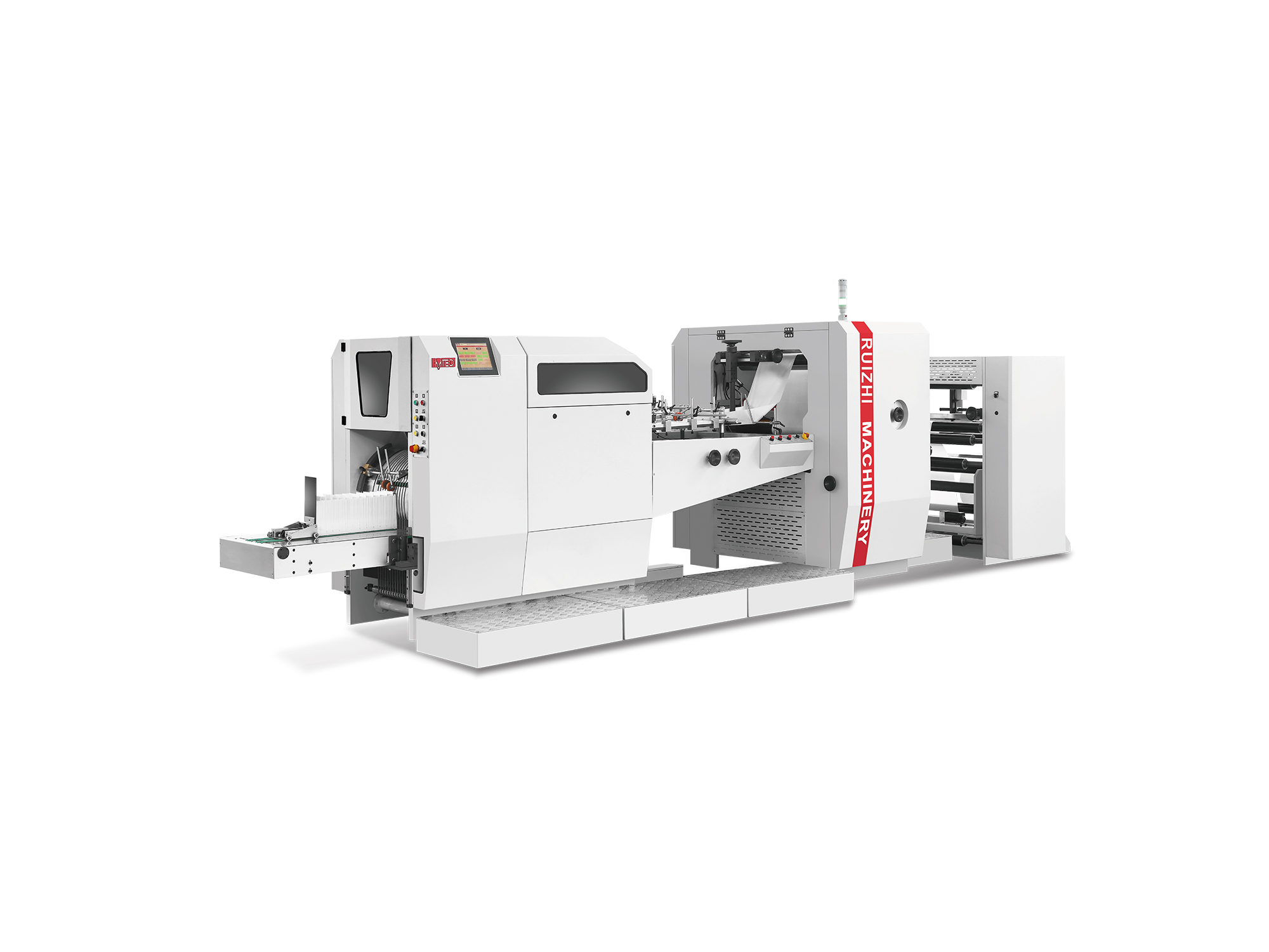 RZJD-G450J全自動高速開窗尖底紙袋機