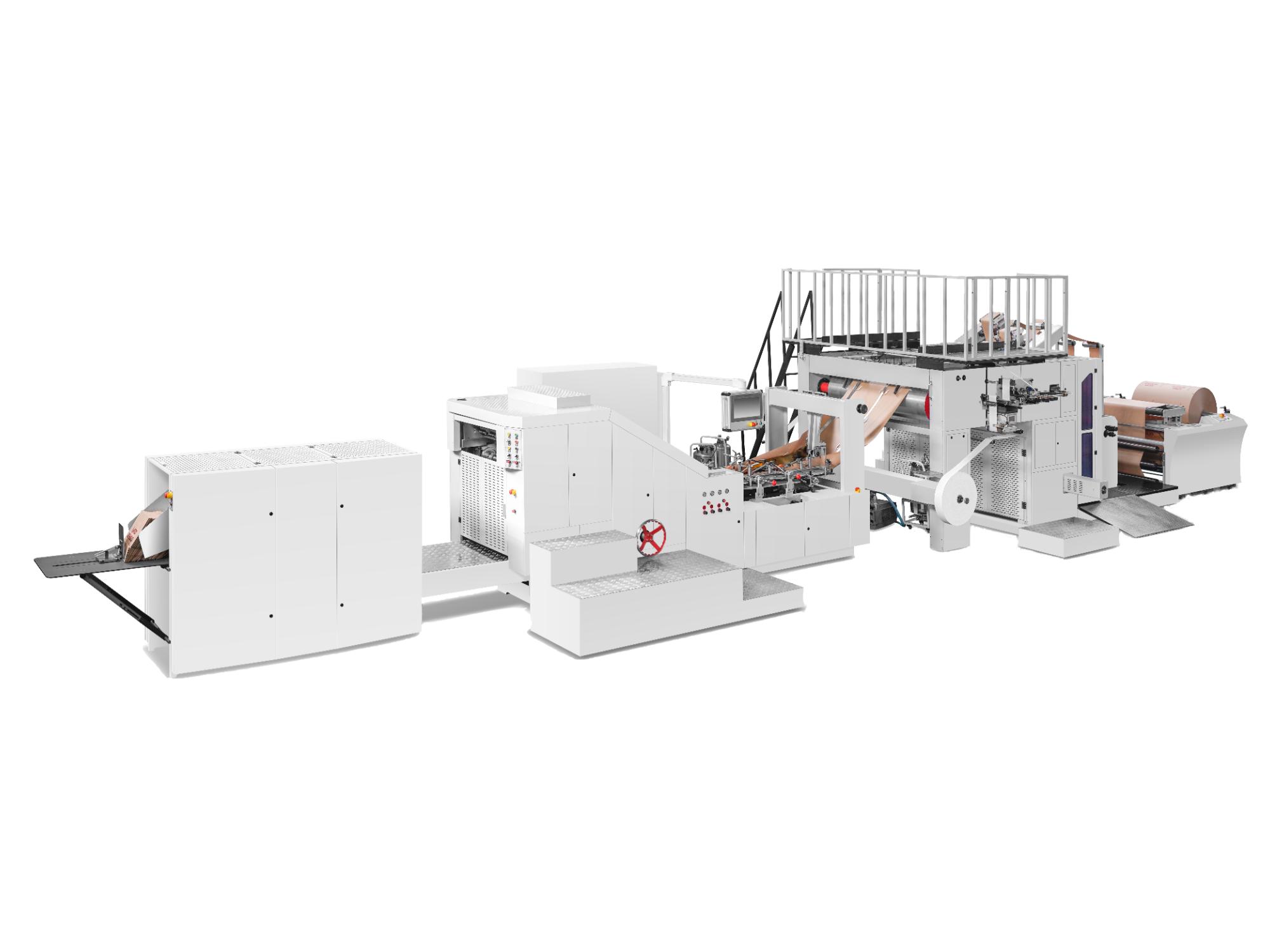 RZFD-330 (IF) 扁繩內(nèi)折方底紙袋機(jī) 高端定制手提紙袋一體化方案