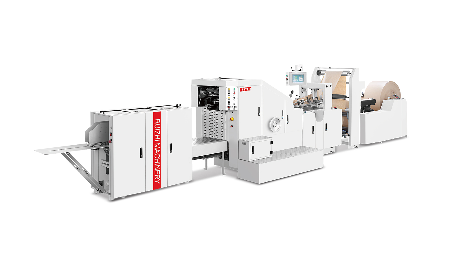 銳志機械RZFD-190高速方底紙袋機連體印刷機：助力環保解決方案